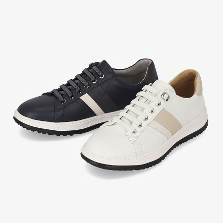 [행복한백화점][엘칸토]남성 소가죽 컬러콤비 스니커즈 3cm LCMS78