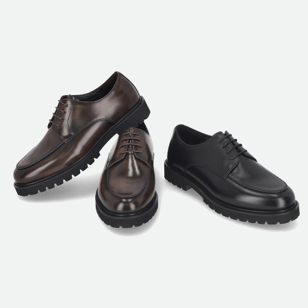 [행복한백화점][엘칸토]남성 소가죽 U팁 더비 3cm LCMD73