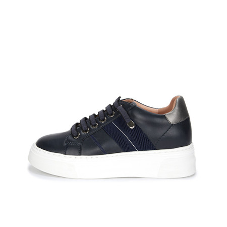 [행복한백화점][무크]mook 여성 로우탑 스니커즈 네이비 516322396AB