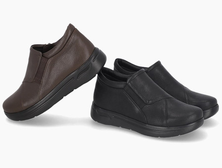 [행복한백화점][엘칸토]여성 염소가죽 컴포트 앵클부츠 3cm LCWA08