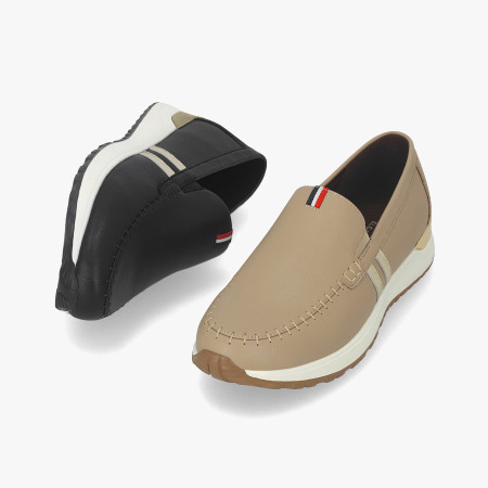 [행복한백화점][엘칸토]여성 소가죽 골드라인 포인트 슬립온 5cm LCWC83