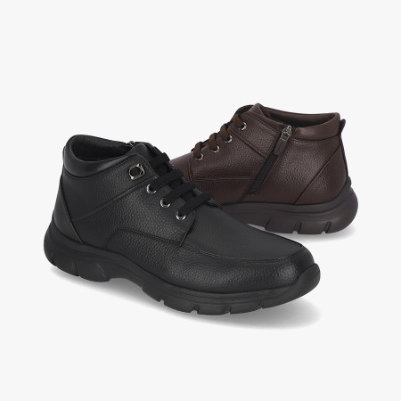 [행복한백화점][엘칸토]남성 소가죽 캐주얼 처커 부츠 4cm LCMA12