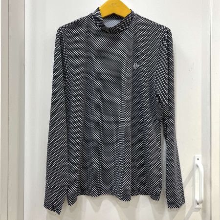 [행복한백화점][루이까스텔]SS 쿨 도트 반목 냉감 이너 티셔츠 블랙 여성 7LETS309