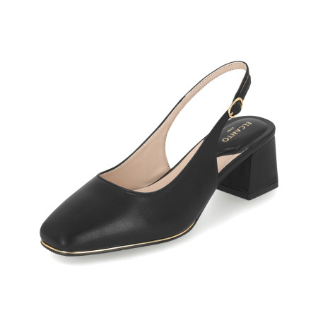 [행복한백화점][엘칸토]여성 양가죽 스퀘어 토 베이직 슬링백 5cm LCWO22 19