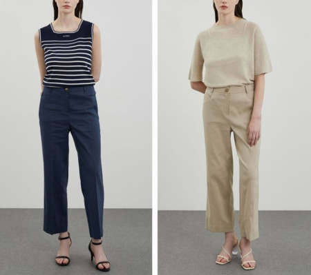 [행복한백화점][올리비아로렌]여성케주얼 바지 VVCDL4M3181