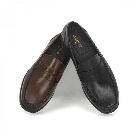 [행복한백화점][엘칸토]남성 소가죽 페니로퍼 3cm LCMD41