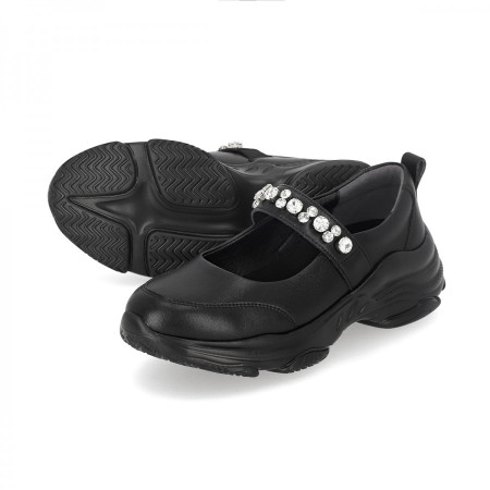 [행복한백화점][엘칸토]여성 소가죽 보석장식 메리제인 스니커즈 5.5cm LCWC14