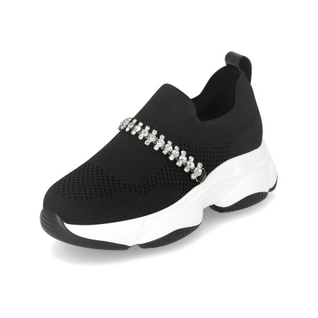 [행복한백화점][엘칸토]여성 보석장식 니트 스니커즈 6cm LCWS12 19