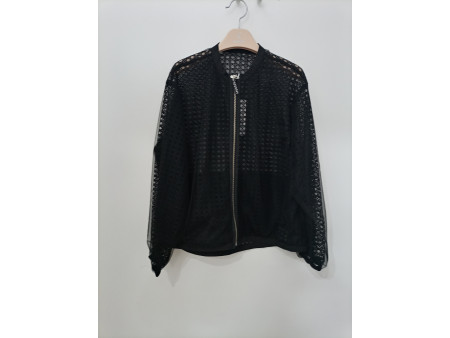 [행복한백화점][마코]밑단스트링가오리핏메쉬점퍼MPW1JP52