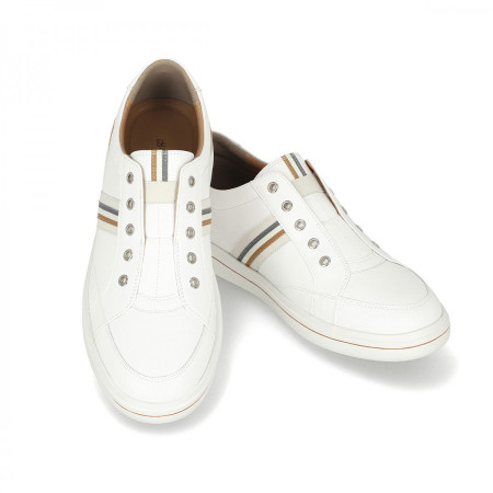 [행복한백화점][엘칸토]남성 소가죽 밴딩 스니커즈 3cm LCMS60