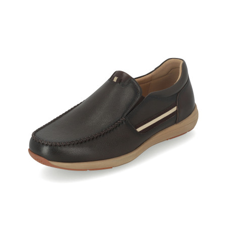 [행복한백화점][엘칸토]남성 소가죽 봉합 슬립온 3cm LCMC28 85