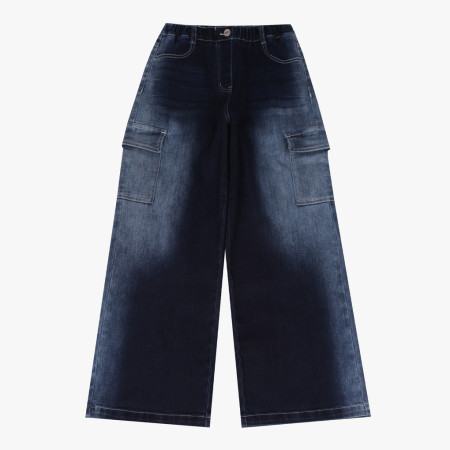 [행복한백화점][더데이걸]힙해 카고  와이드 데님  TGTJ25F01