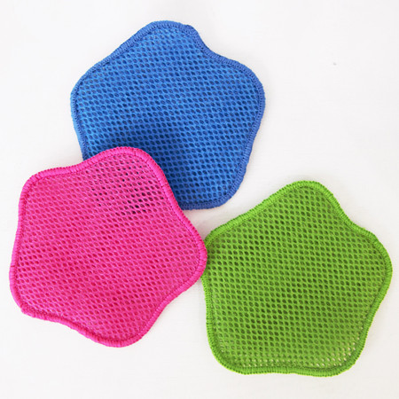 망사 주방 수세미 3매