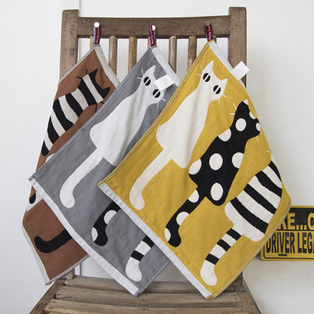 도트캣츠 어린이집수건 주방수건 3매