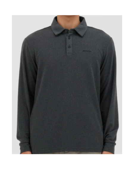 [행복한백화점][마운티아] 남성 25FW 가을 헤링본패턴 기모 자카드카라티셔츠 1MQTSFU005