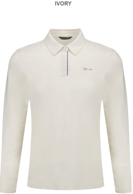 [행복한백화점][마운티아] 여성 봄 25SS 잠재권축사 카라 글렌티셔츠C6 3컬러 1MQTSSU502