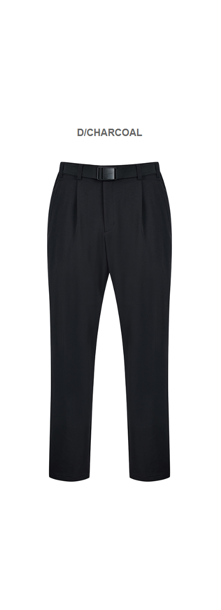 [행복한백화점][마운티아] 남성 가을 24FW 페이드팬츠 2컬러 나일론이중직 루즈핏원턱 1MQPNF4003