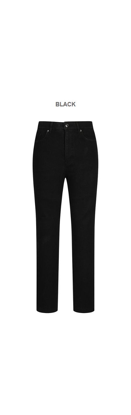 [행복한백화점][마운티아]여성겨울 25 폴리본딩 기모 워크데님팬츠4 스판청바지 1MQPNWU506