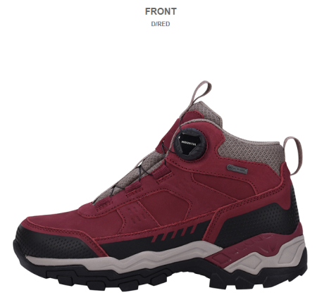 [행복한백화점][마운티아]여성[방수 하이킹화] 천연누벅 와이드핏 아토쉘시에라R 와이드핏 6MQSHX4514