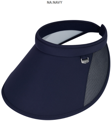 [행복한백화점][마운티아]여성 24SS 베이직 썬바이즈 헤츠썬캡 네이비 2MQHTM4504