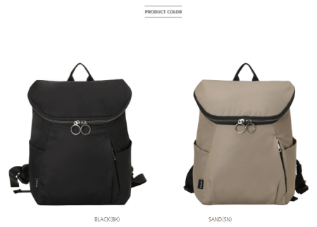 [행복한백화점][마운티아]여성 배낭 지나백팩 2MQKSXU505 수납의 편안함과 스타일을 모두 갖춘 백팩