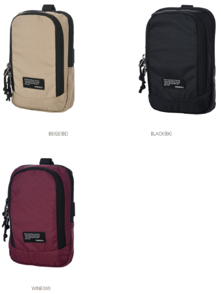 [행복한백화점][마운티아]공용 버즈미니파우치 2MQKSX3914 핸드폰 각종소품 수납에 편리 세로형파우치