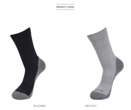 [행복한백화점][마운티아]공용 바투르미드컷양말 2MQSCX4905 실용적이며 보온성을 갖춘 미들 컷 양말