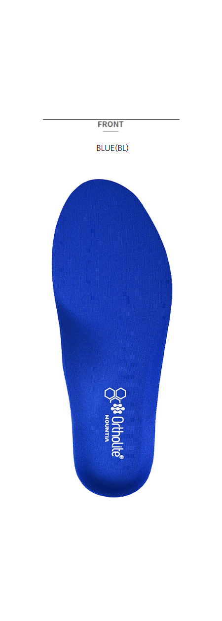 [행복한백화점][마운티아] 공용 오솔라이트아치핏인솔 2MQXXXU902 뒤꿈치를 감싸주어 뒤틀림방지