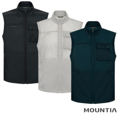 [행복한백화점][마운티아]25 남성여름 트리코트 시원한 신축성조끼 3색 HS이스탄베스트7 3MQVSMU001