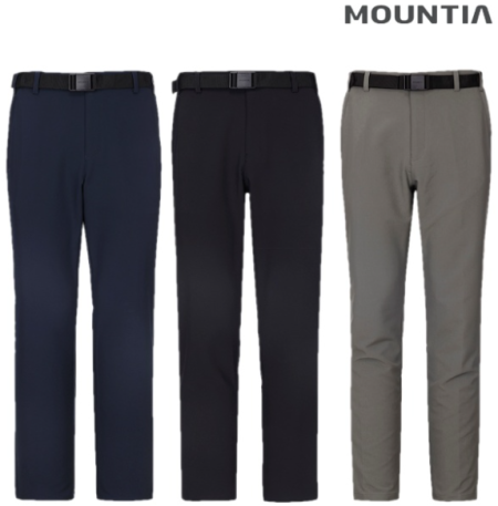 [행복한백화점][마운티아]남성간절기 스판바지 일상등산 옆밴드 3색 매스팬츠5 1MQPNS3002