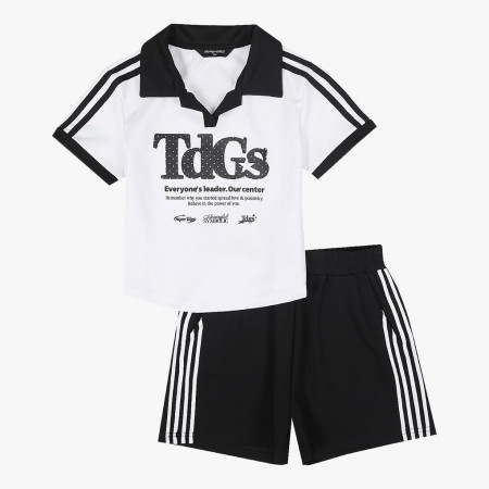 [행복한백화점][더데이걸]트랙 라인  카라티 셋업  TGMS26302