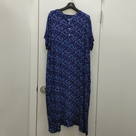 [행복한백화점][올포유]여름 여성 플라워 프린트 원피스(블루) ALONO--4331