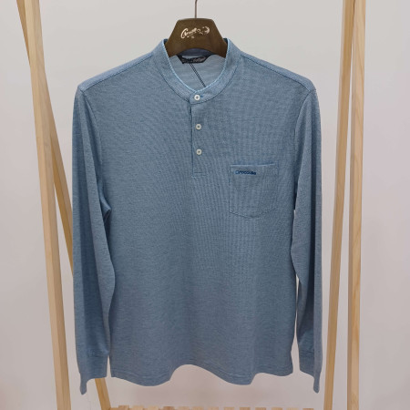 [행복한백화점][크로커다일]남성춘하블루차이나티셔츠 cdaats1481 (33)