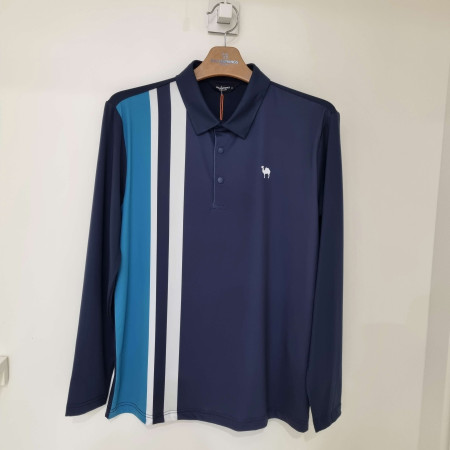 [행복한백화점][팜스프링스] 버티컬. 프린트 카라 티셔츠STSM 241123