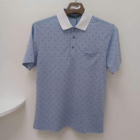 [행복한백화점][크로커다일]남성블루카라티셔츠cdaats2531(33)