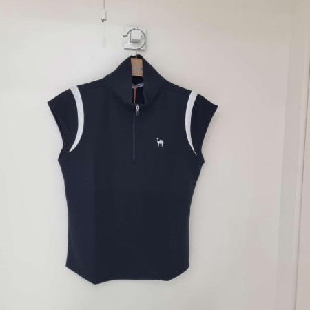 [행복한백화점][팜스프링스]와플와이드카라 반집업티셔츠 STZL 242261