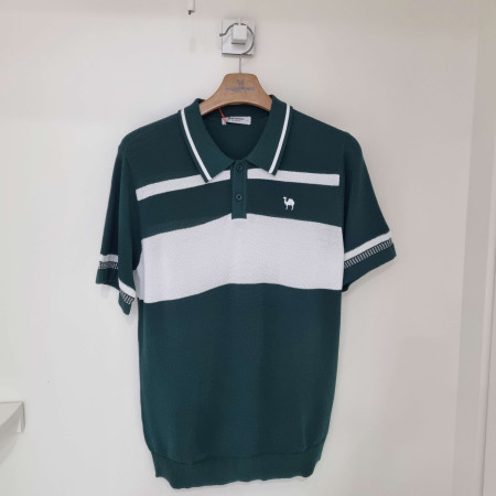 [행복한백화점][팜스프링스] 원리핏 스트라이프 반팔니트 티셔츠 SKTM 242352