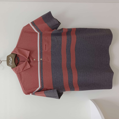 [행복한백화점][크로커다일]남성오렌지색카라티셔츠cdaaats2403(60)