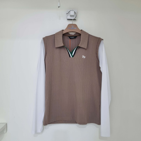 [행복한백화점][팜스프링스]여성골지 냉감소매 티셔츠 STSL 242262