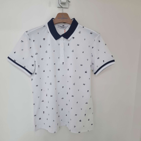 [행복한백화점][팜스프링스]잔패턴 스카시 요꼬에리. 반팔티셔츠STSL242279