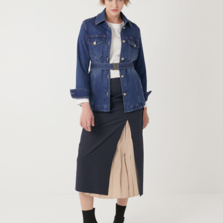 [행복한백화점][올리비아로렌]여성케주얼 청자켓  VVBMJ3F7481