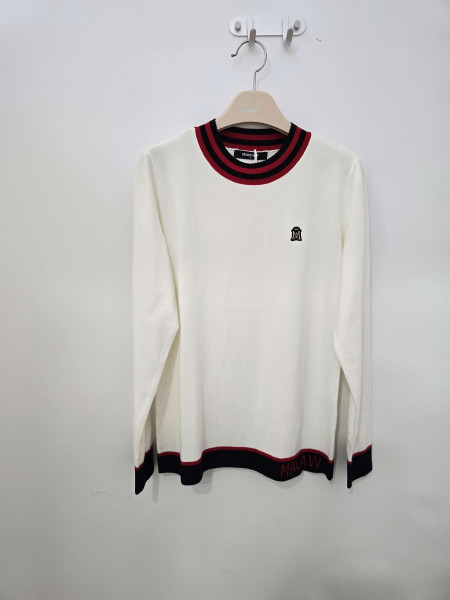 [행복한백화점][마코]가을 RNP넥스트라이프립조직니트(아이보리,레드,머스타드,그린)MOW3SW92