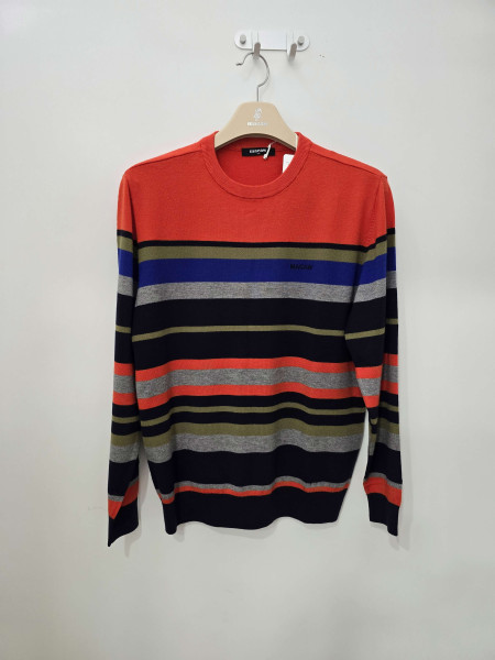 [행복한백화점][마코]가을멀티스트라이프풀오버MOM3SW22