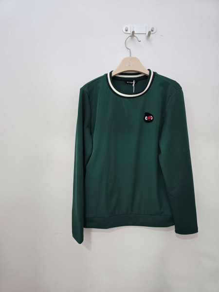 [행복한백화점][마코]몸판우븐패치라운드티셔츠MOW3TR71