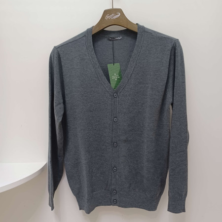 [행복한백화점][크로커다일]남성추동그레이색브이넥가디건cdaaatp9794(98)