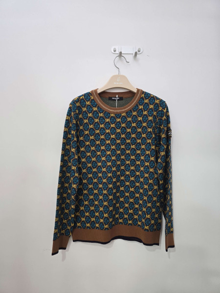 [행복한백화점][마코]플라워레터링기하학패턴라운드MOW3SW11