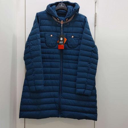 [행복한백화점][올포유]봄 여성 포켓포인트 후드탈착 구스다운간절기 점퍼(블루,민트) AWQDN--1171