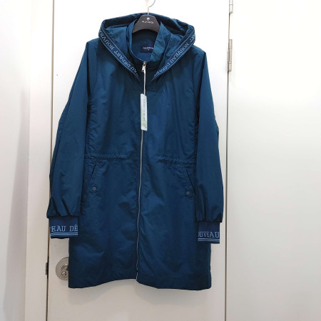 [행복한백화점][올포유]봄 여성 니트포인드 후디드 사파리 (청록,브라운)  ALFRN--1311