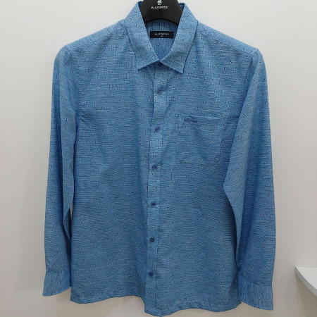 [행복한백화점][올포유]봄 남성 캐주얼 잔프린트 셔츠(블루,네이비) AGBSN--1411