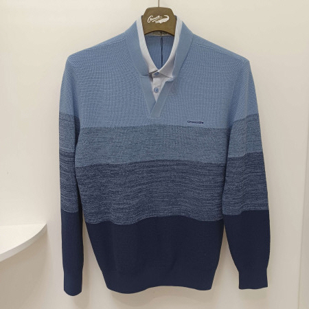 [행복한백화점][크로커다일]남성곤색레이어드니트cdaabkt1352(38)